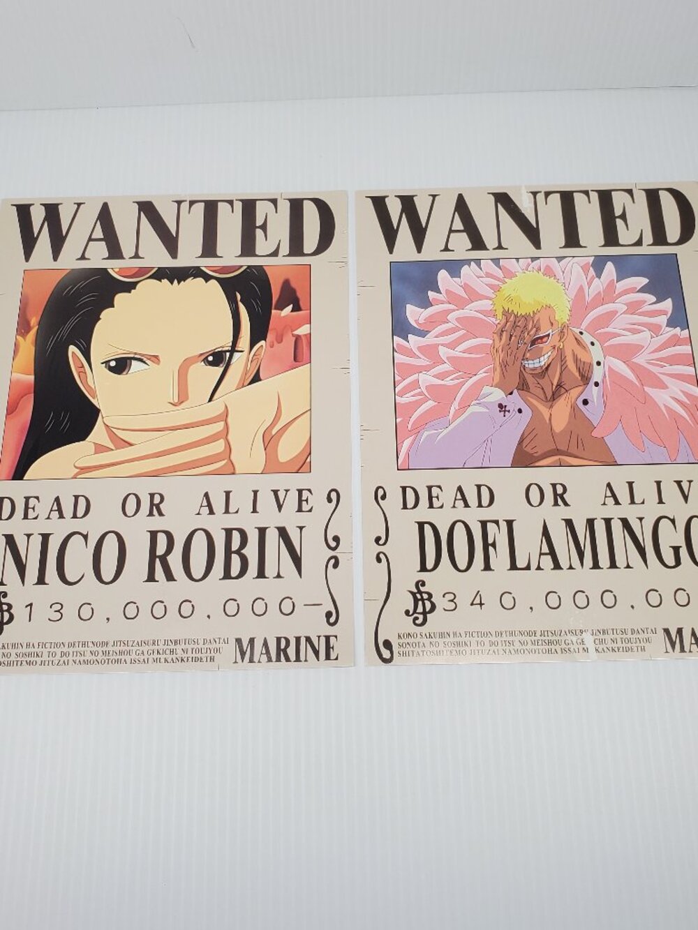One Piece Dead or Alive, Nico Robin & Doflamingo, 8x12 Glossy